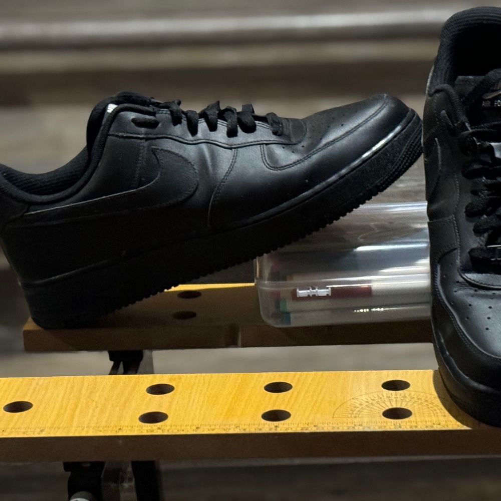 New Custom Nike Air Force One Black Size 14